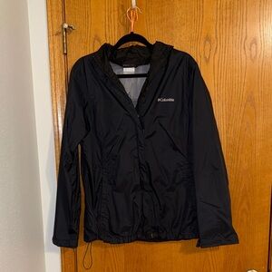 Columbia Women's Black Rain Jacket